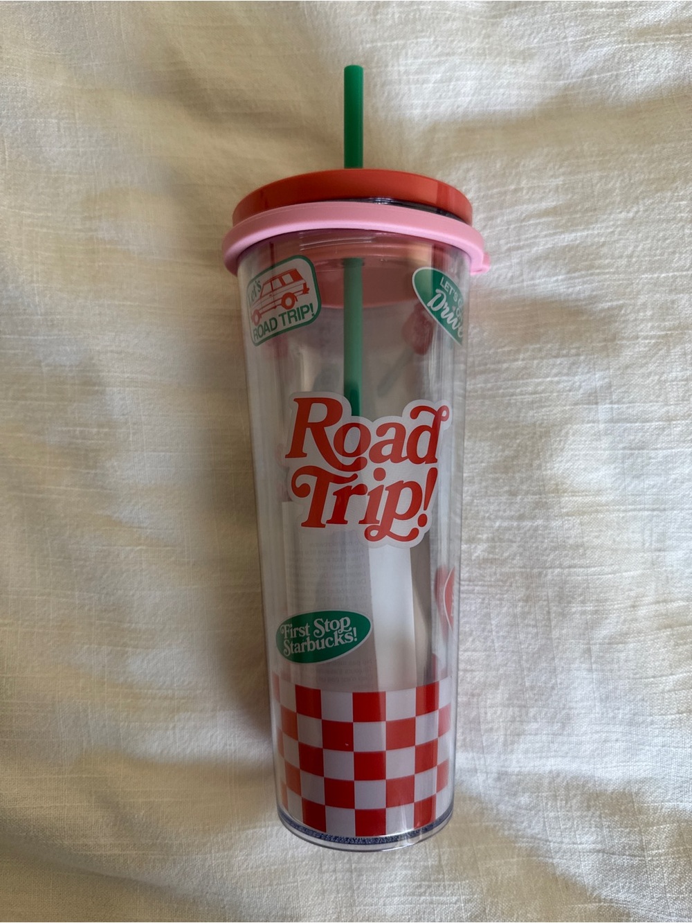 Starbucks x Dandy Worldwide Road Trip Cold Cup Tumbler Venti 24oz/710 mL NWT